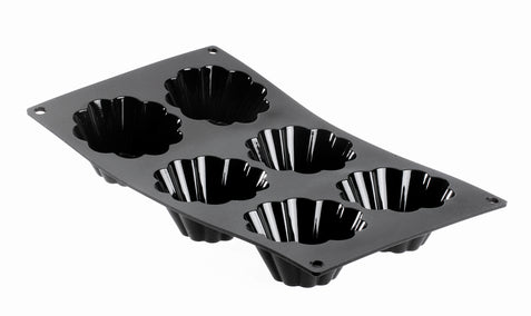 De Buyer silikonform 6 briocher