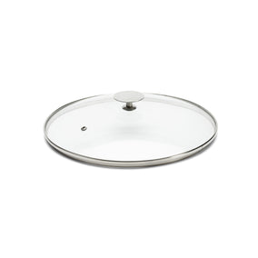 De Buyer glass lid with steel knob