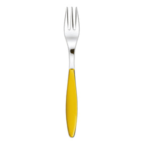 Guzzini dessertgaffel, gul