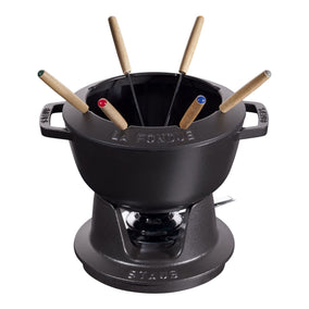 Staub Fondue set 20 cm, black