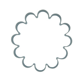 Utstickare blomma, stor 9,2 cm