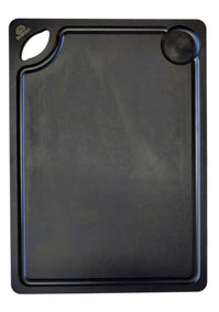 Bérard cutting board with groove, black, 34 x 24 cm