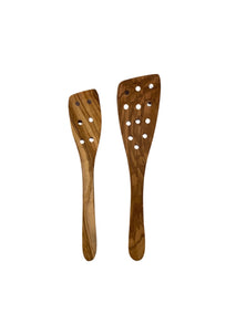 Arte in olivo perforerad stekspade, olivträ