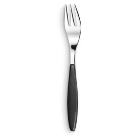 Guzzini dessert fork, dark grey