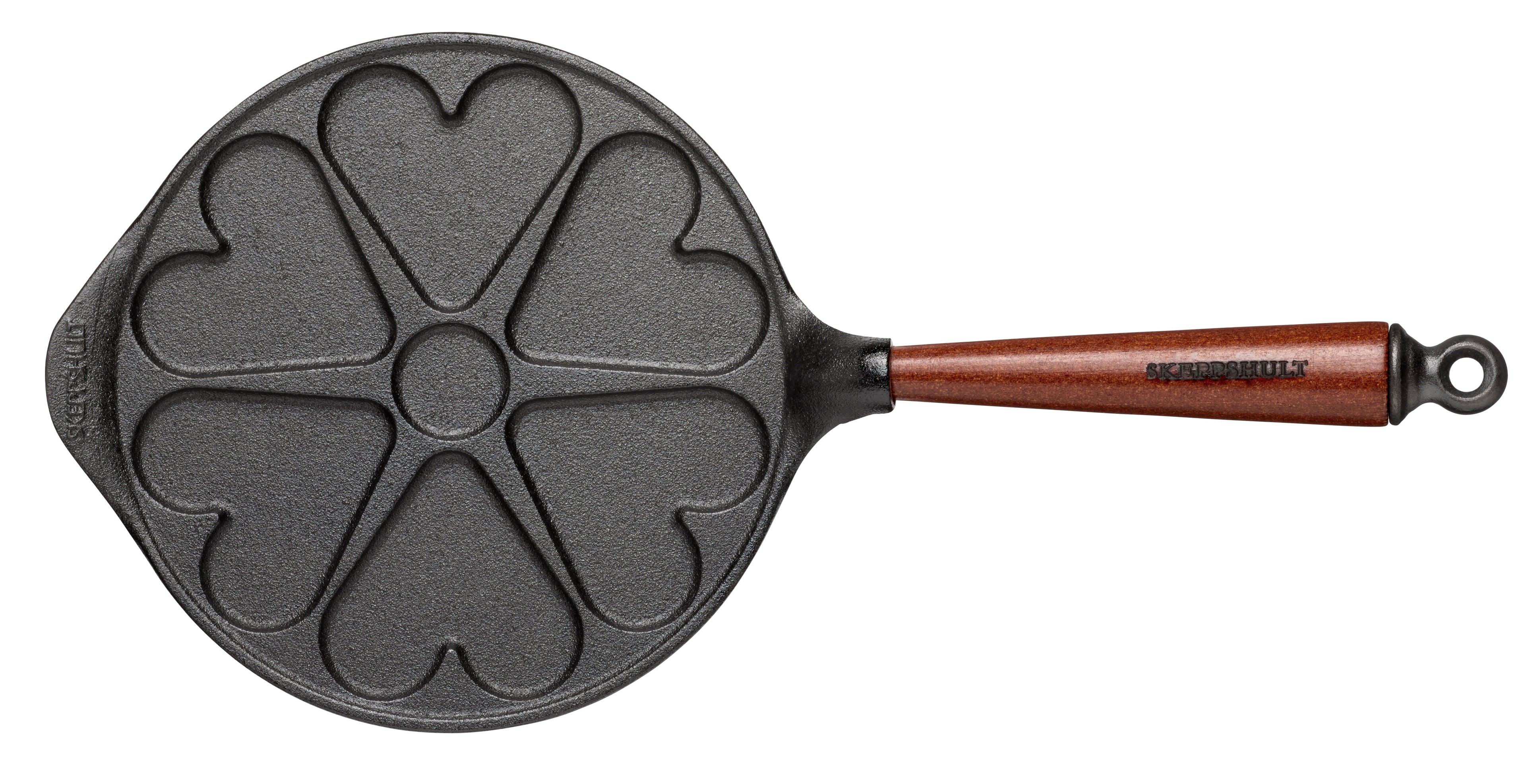 Skeppshult sydänlettupannu puukahvalla