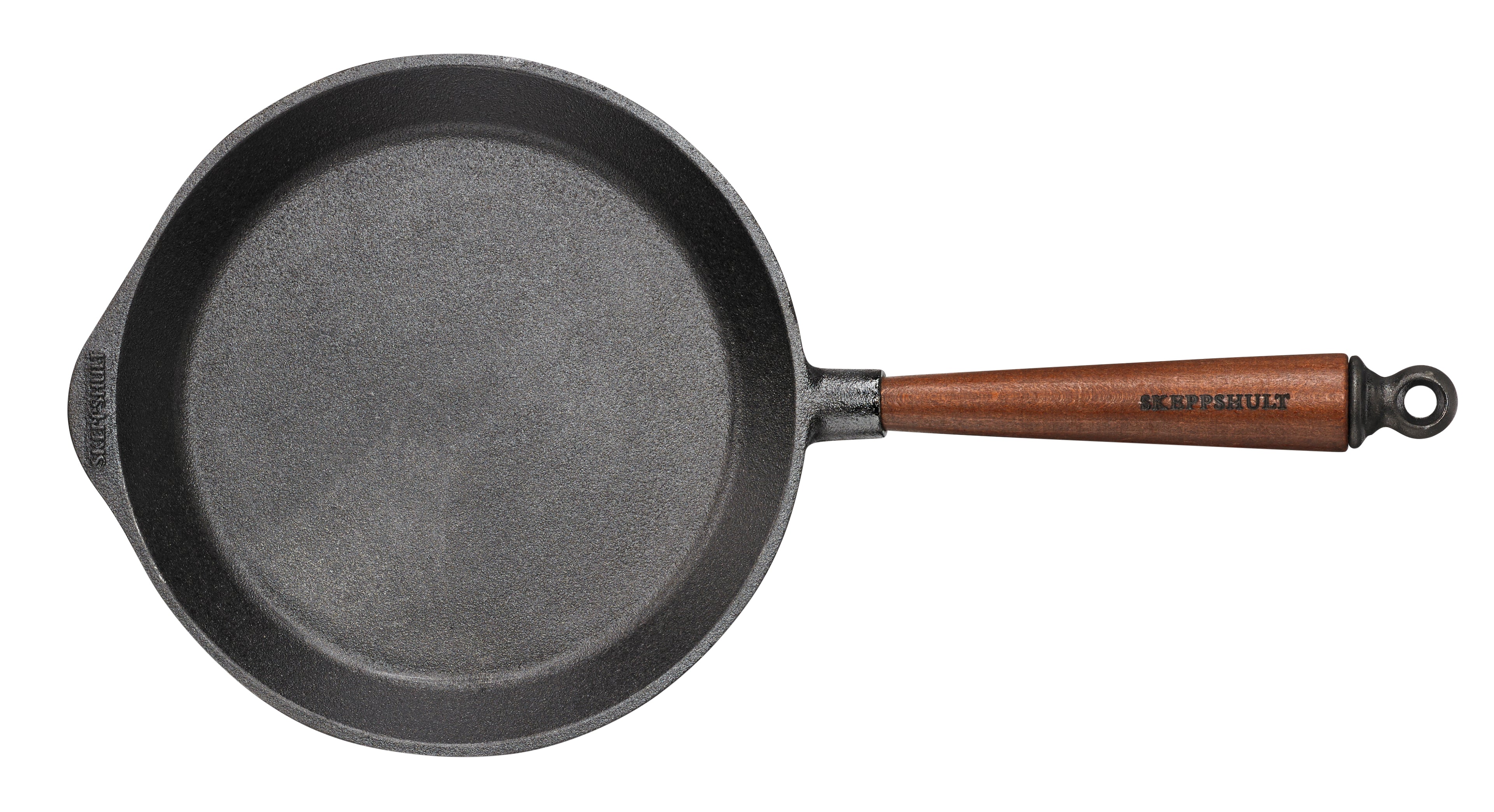 Skeppshult valurautapannu puukahvalla