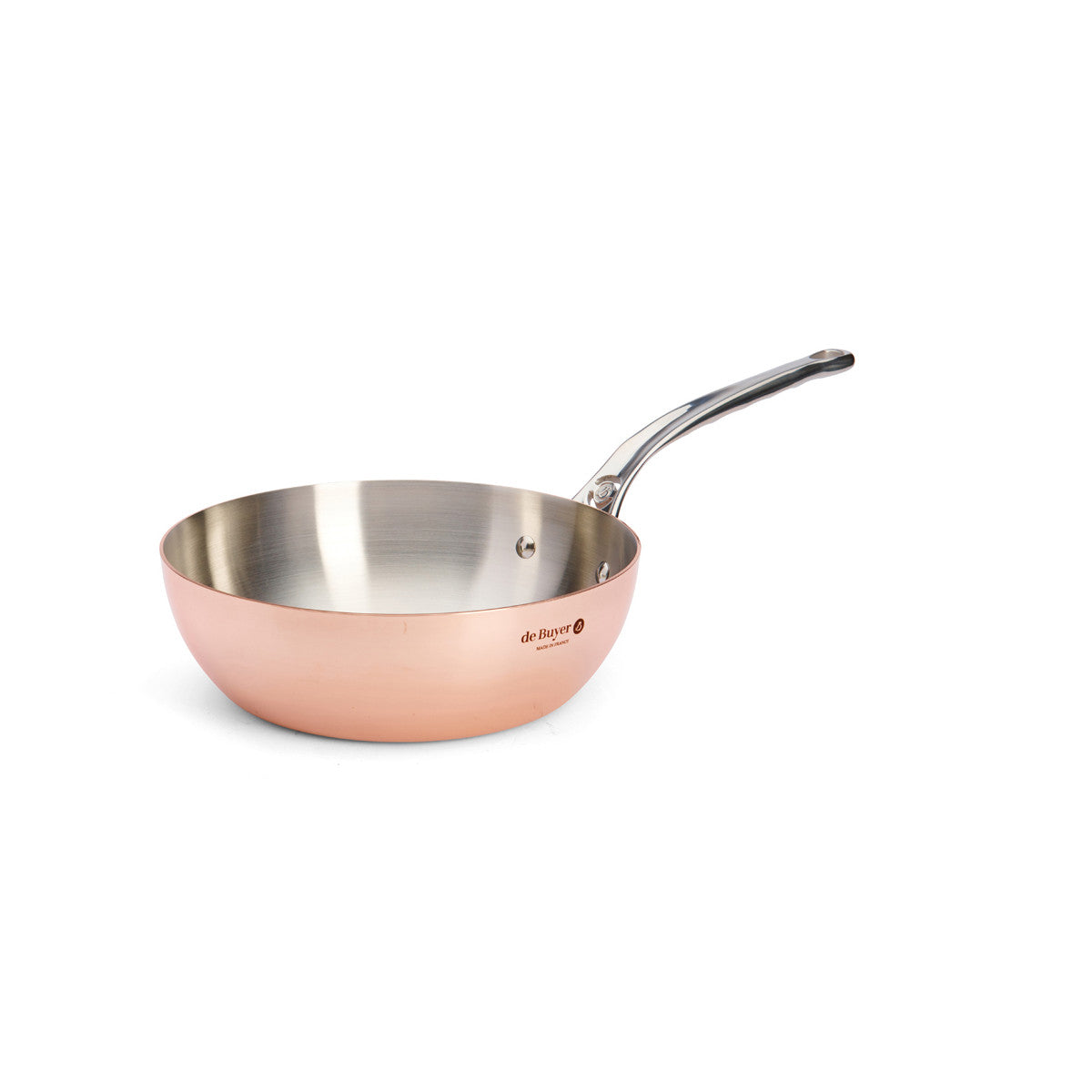 De Buyer Prima Matera rounded sauteuse for induction