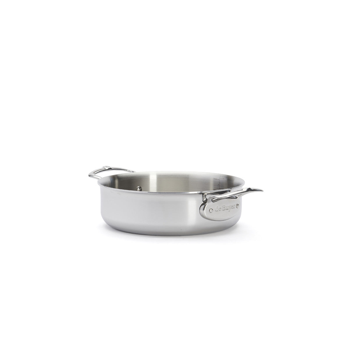 De Buyer Affinity sauteuse with two handles and lid