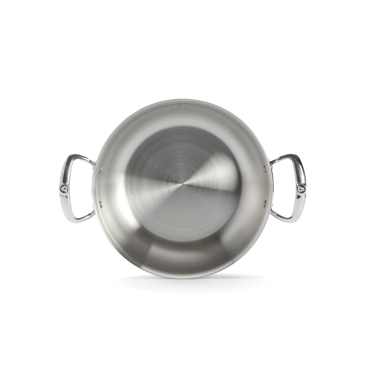 De Buyer Affinity 2.0 large, rounded sauteuse with two handles and lid