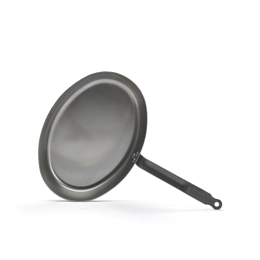 De Buyer soikea paistinpannu, kahva pitkällä puolella