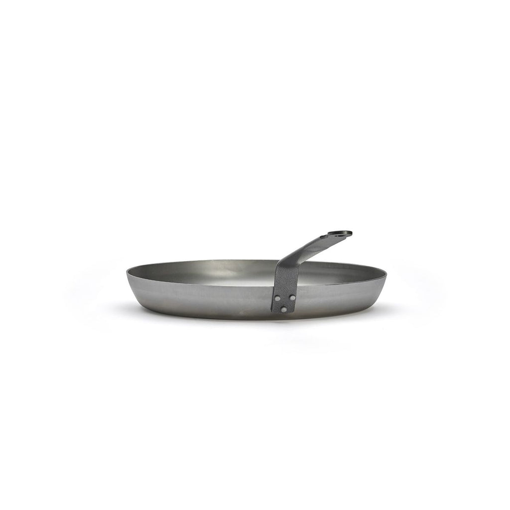 De Buyer soikea paistinpannu, kahva pitkällä puolella