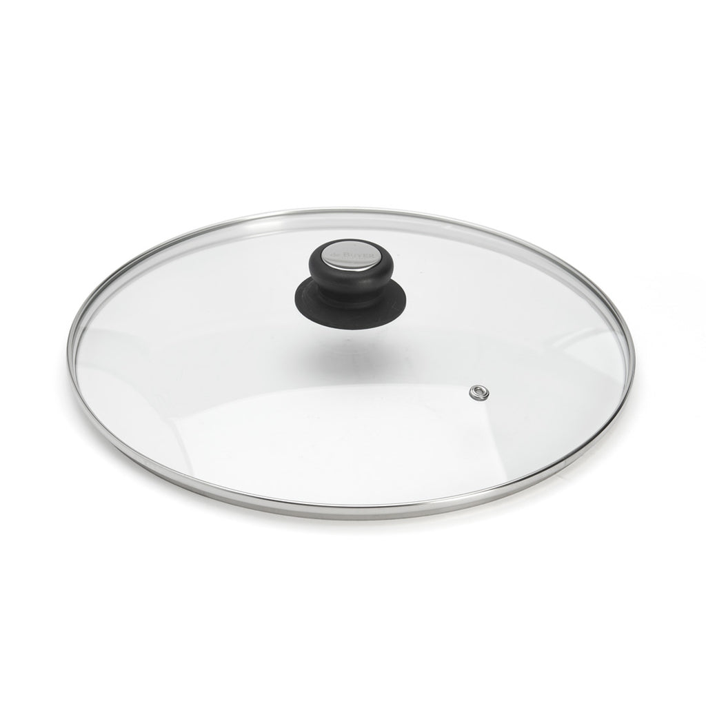 De Buyer glass lid with bakelite knob new
