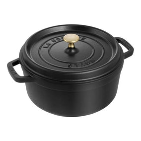 Staub stewpot, round 26 cm, 5,25 l, black