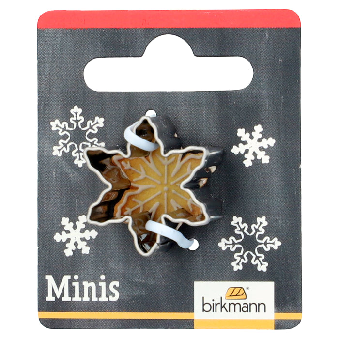 Leivontamuotti lumihiutale mini 2,8 cm