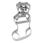 Cookie cutter dog in sock 7 cm