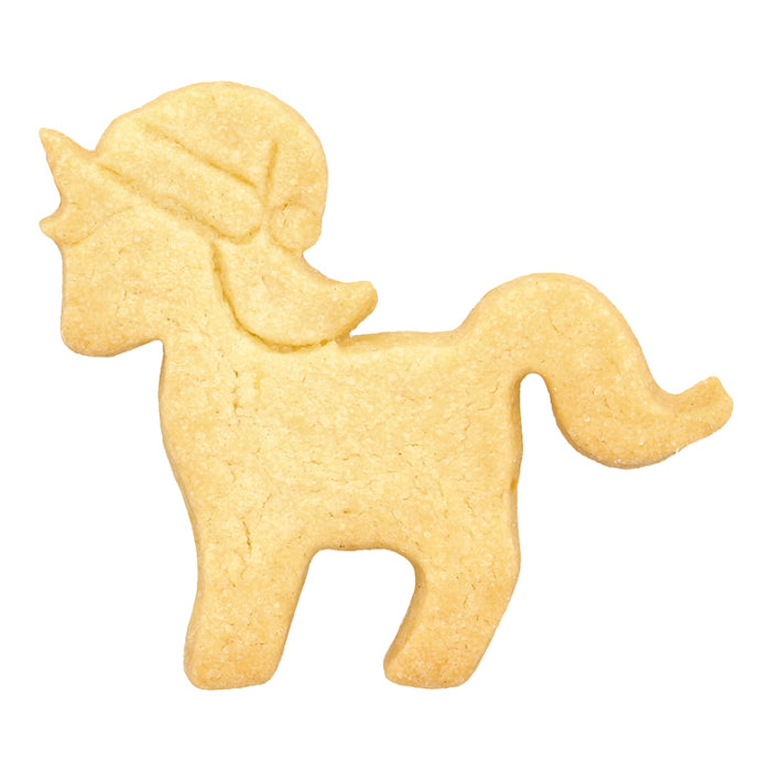 Cookie cutter Christmas unicorn 7 cm
