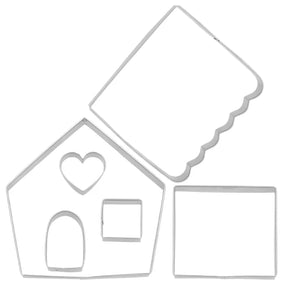 Utstickare pepparkakshus, 6 delar