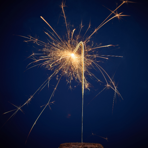 Wondercandle tähtisadetikku - numerot ja symbolit