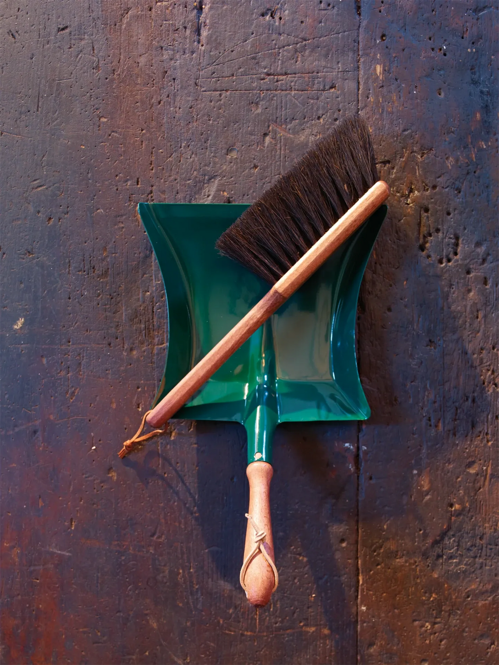 Redecker dustpan, green