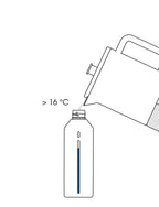 Stelton Brus hiilihappopullo, 1,15 l, ruostumatonta terästä