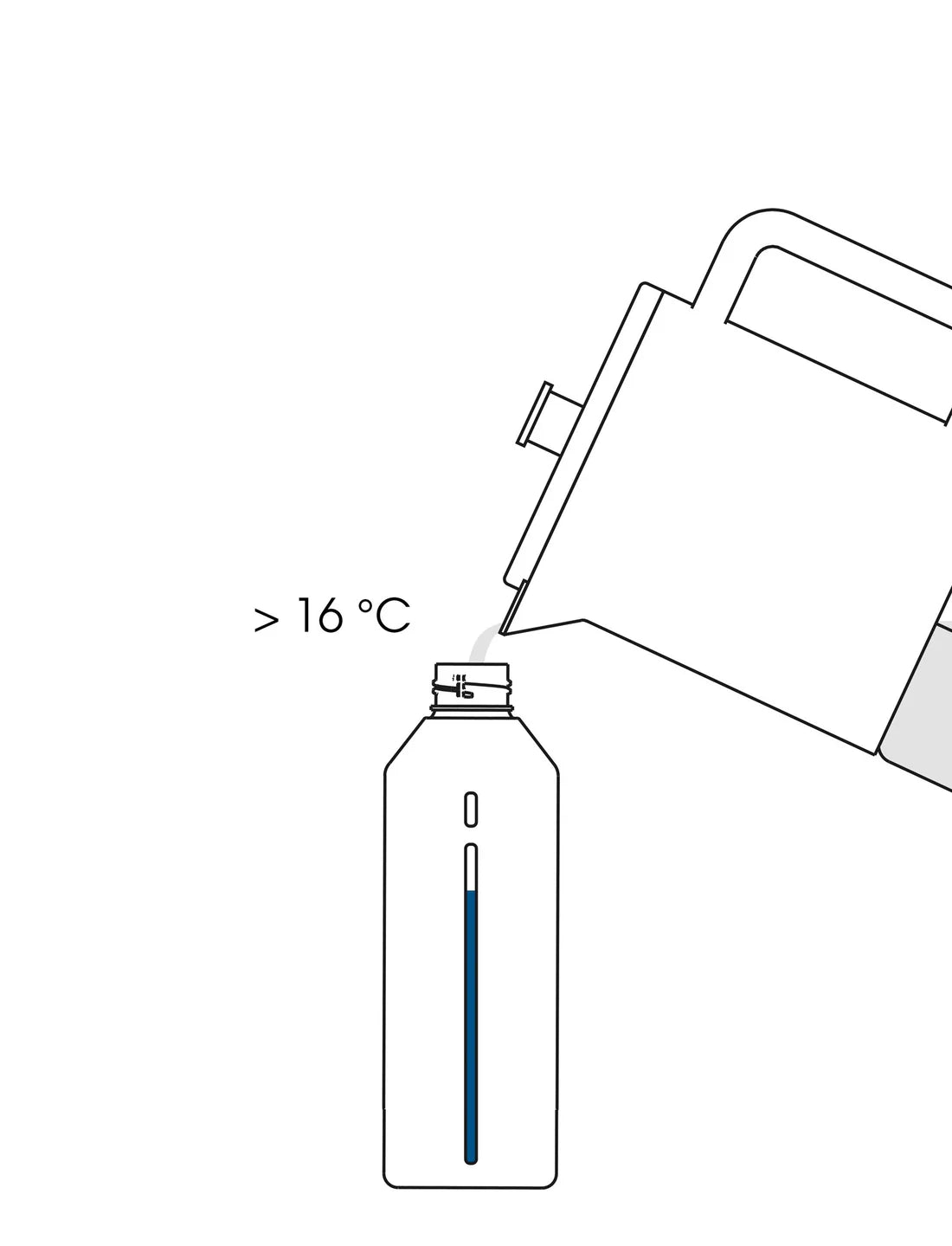 Stelton Brus hiilihappopullo, 1,15 l, ruostumatonta terästä