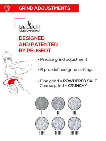 Paris u'Select salt mill, 18 cm