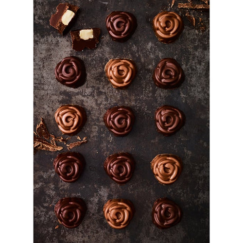 Birkmann chocolate mould rose 2 pcs