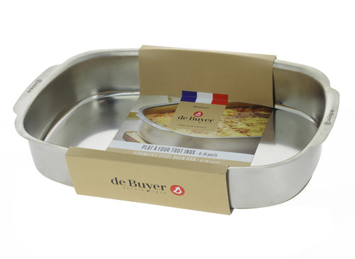 De Buyer uunivuoka, ruostumatonta terästä