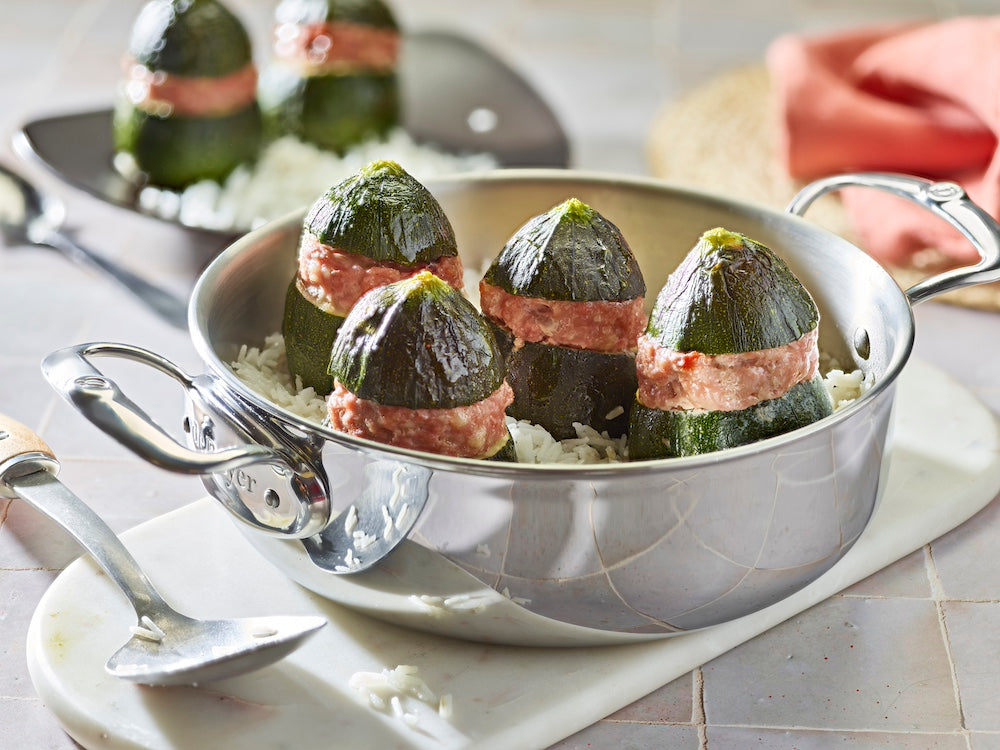 De Buyer Affinity 2.0 sauteuse, två handtag och lock