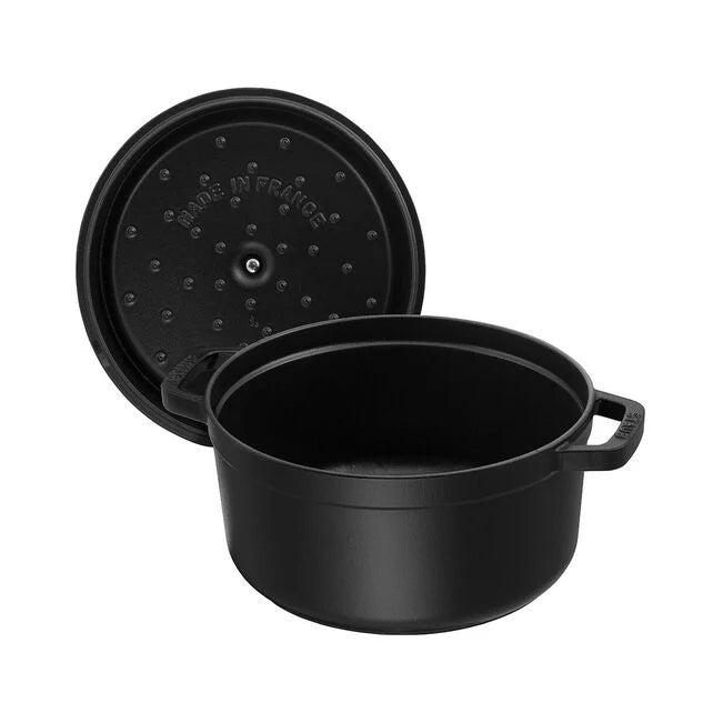 Staub stewpot, round 26 cm, 5,25 l, black