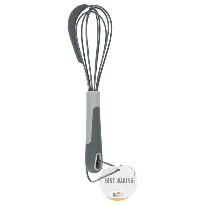 Whisk with scraper, grey