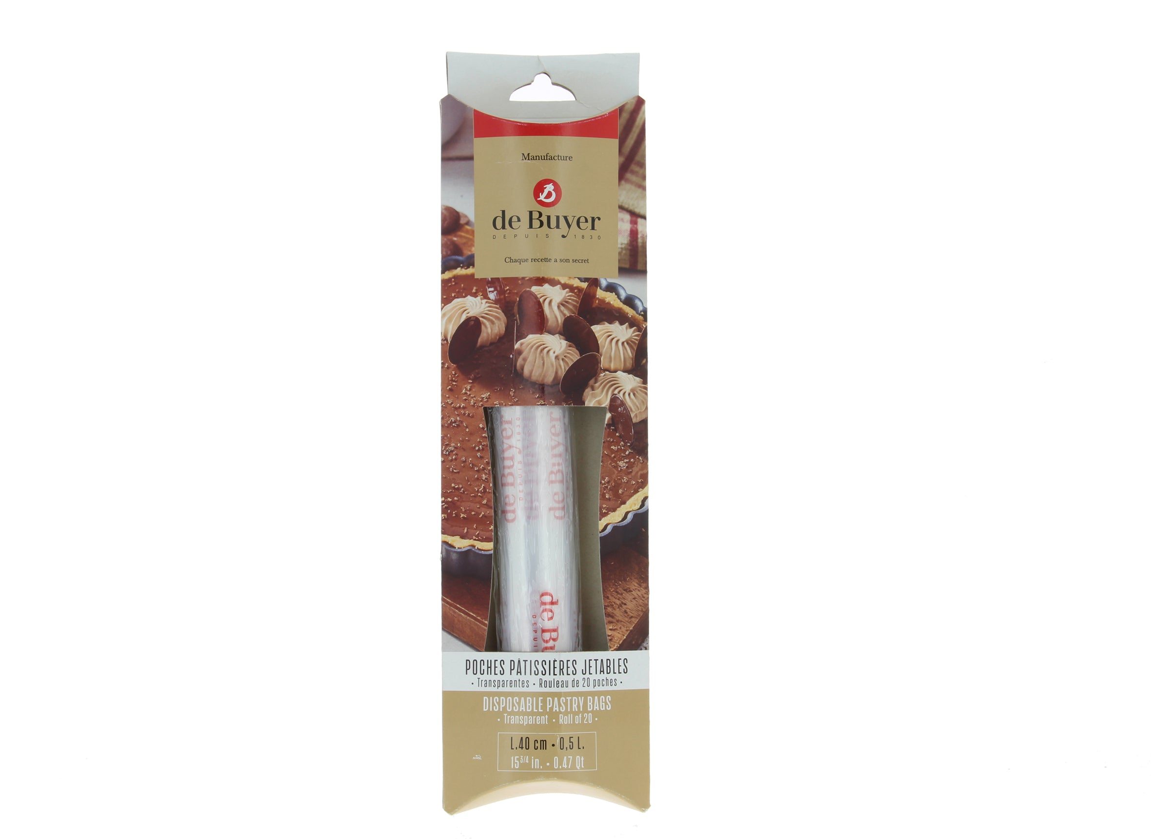 De Buyer disposable pastry bags, 20 pcs