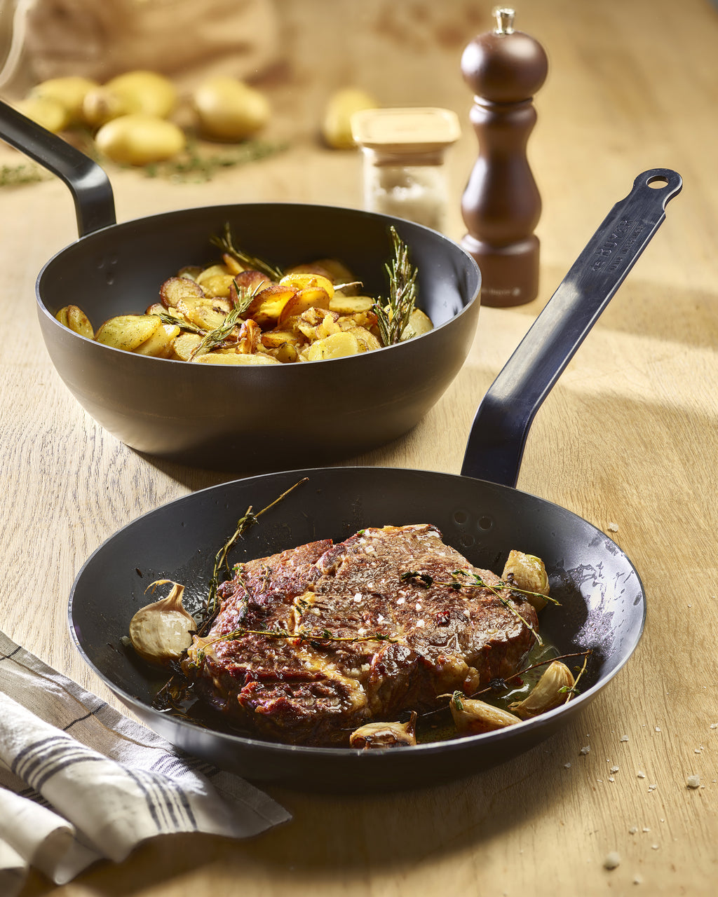 De Buyer maalaispannu Blue Carbon