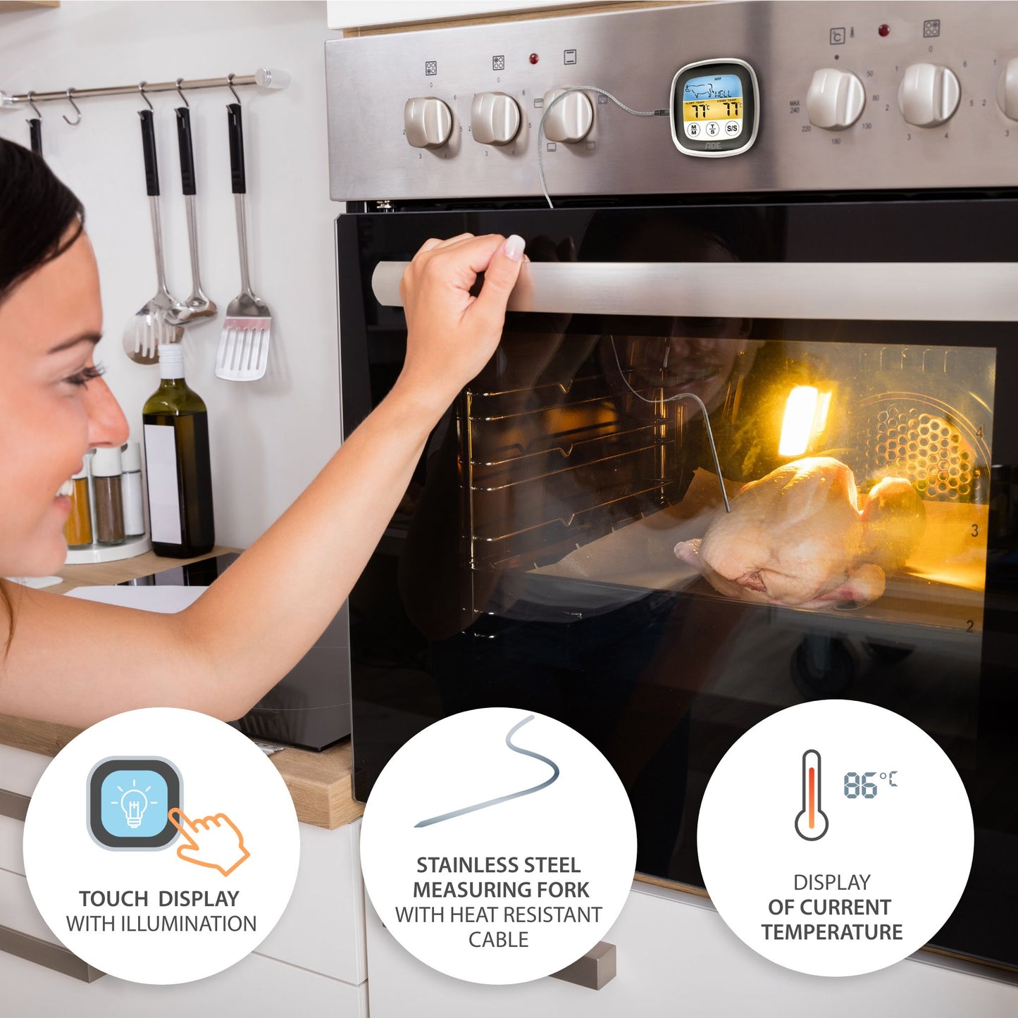 Ade digital thermometer