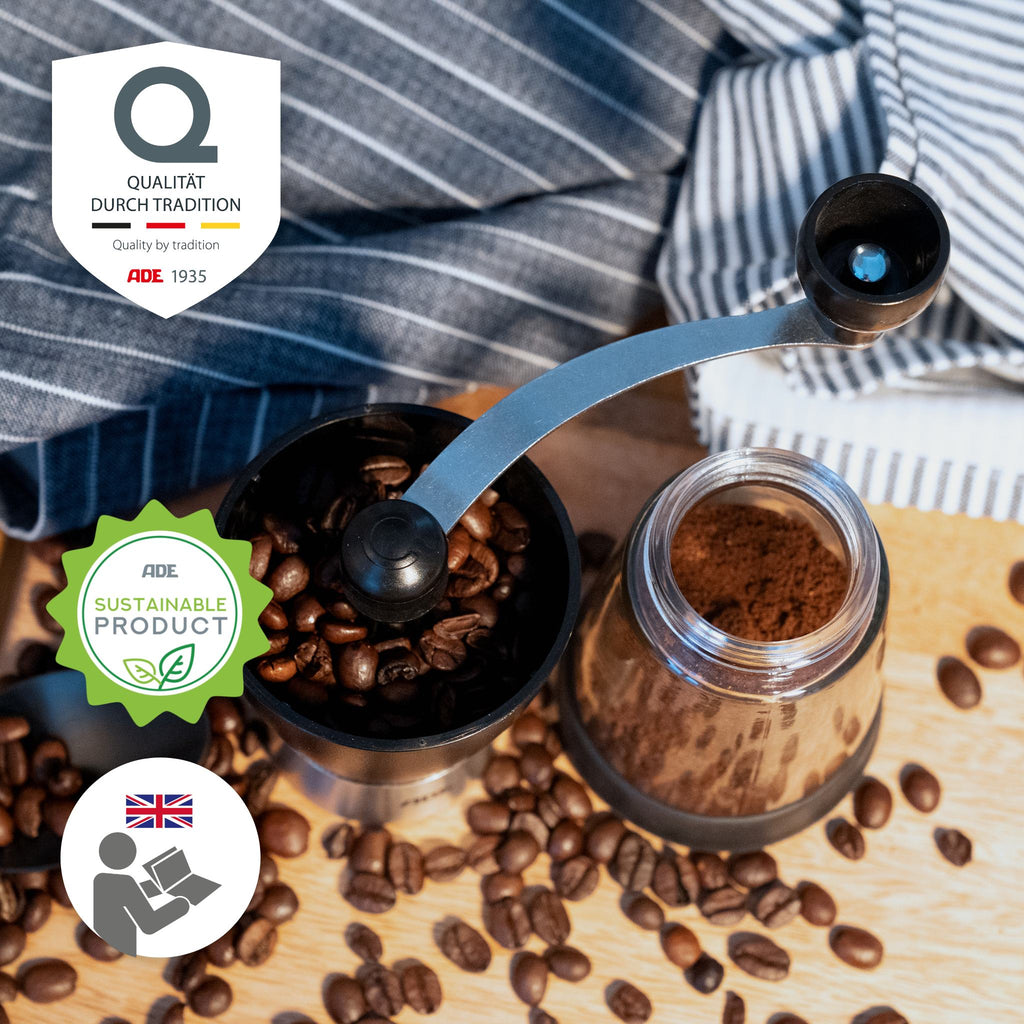 Ade manual coffee grinder