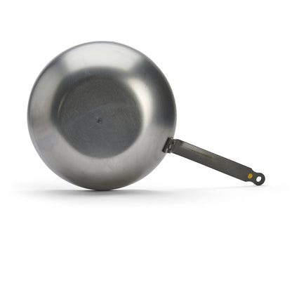 De Buyer Mineral B carbon-steel wok, rounded