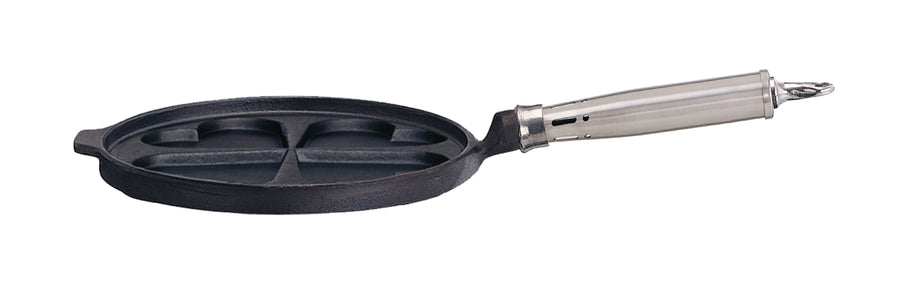 Ronneby Bruk heart pancake pan, steel handle