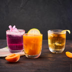 Ouessant water or tea glass 26 cl, rose