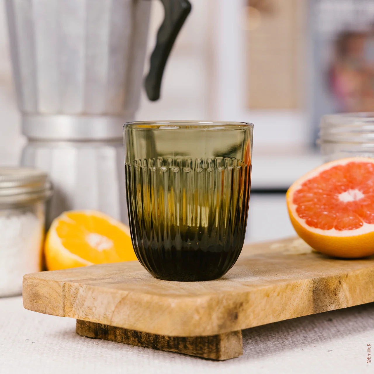 Ouessant vesi- tai teelasi 26 cl, oliivinvihreä