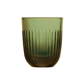Ouessant water or tea glass 26 cl, olive green