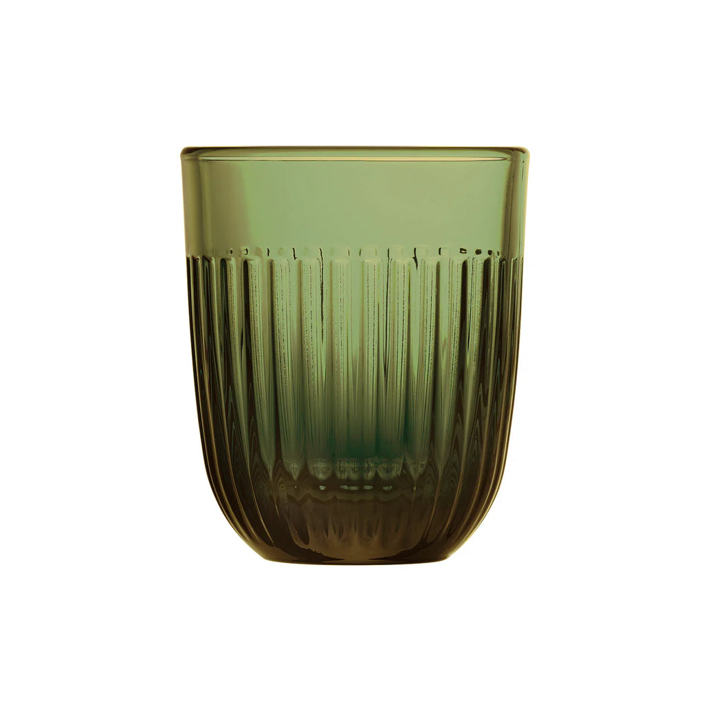 Ouessant water or tea glass 26 cl, olive green