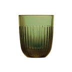 Ouessant water or tea glass 26 cl, olive green