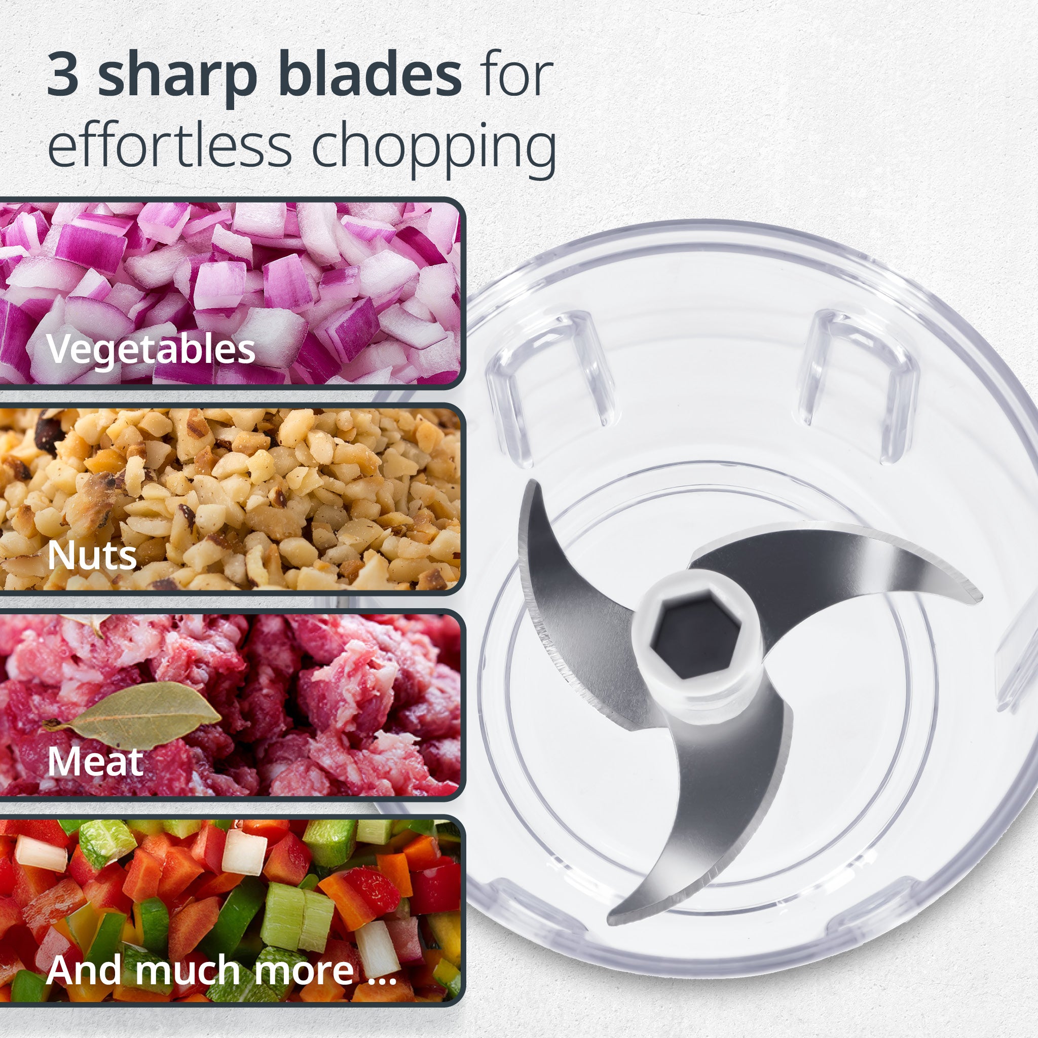 Ade uppladdningsbar elektrisk grönsakshackare