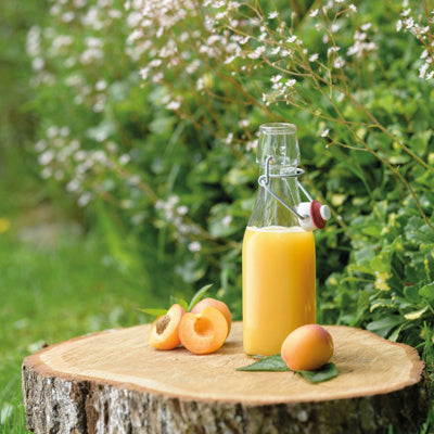 Korkillinen lasipullo