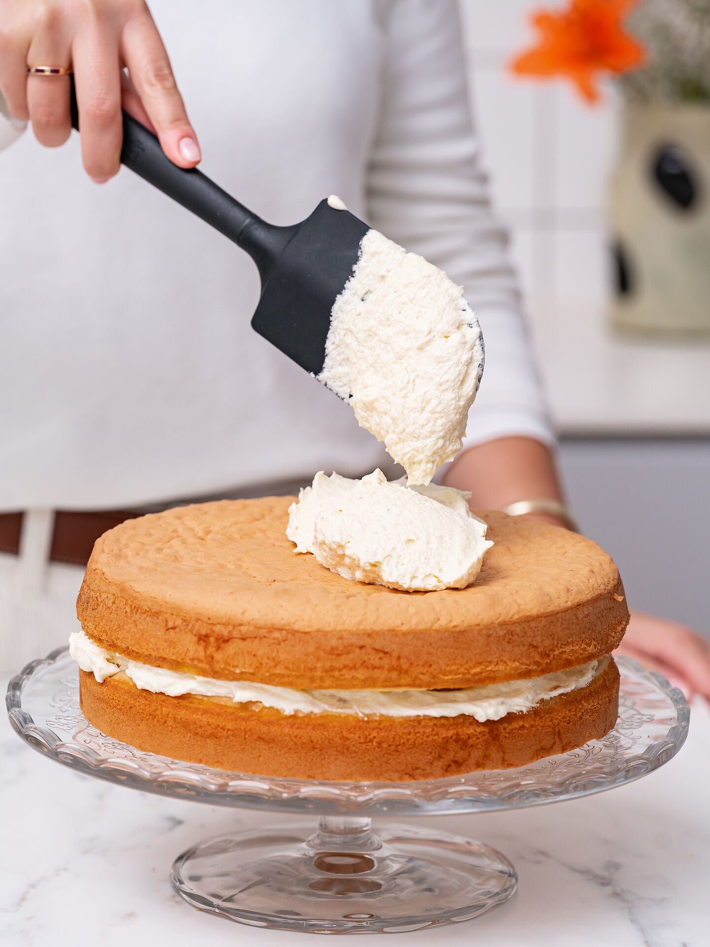 Triangle slickepott av silikon, svart