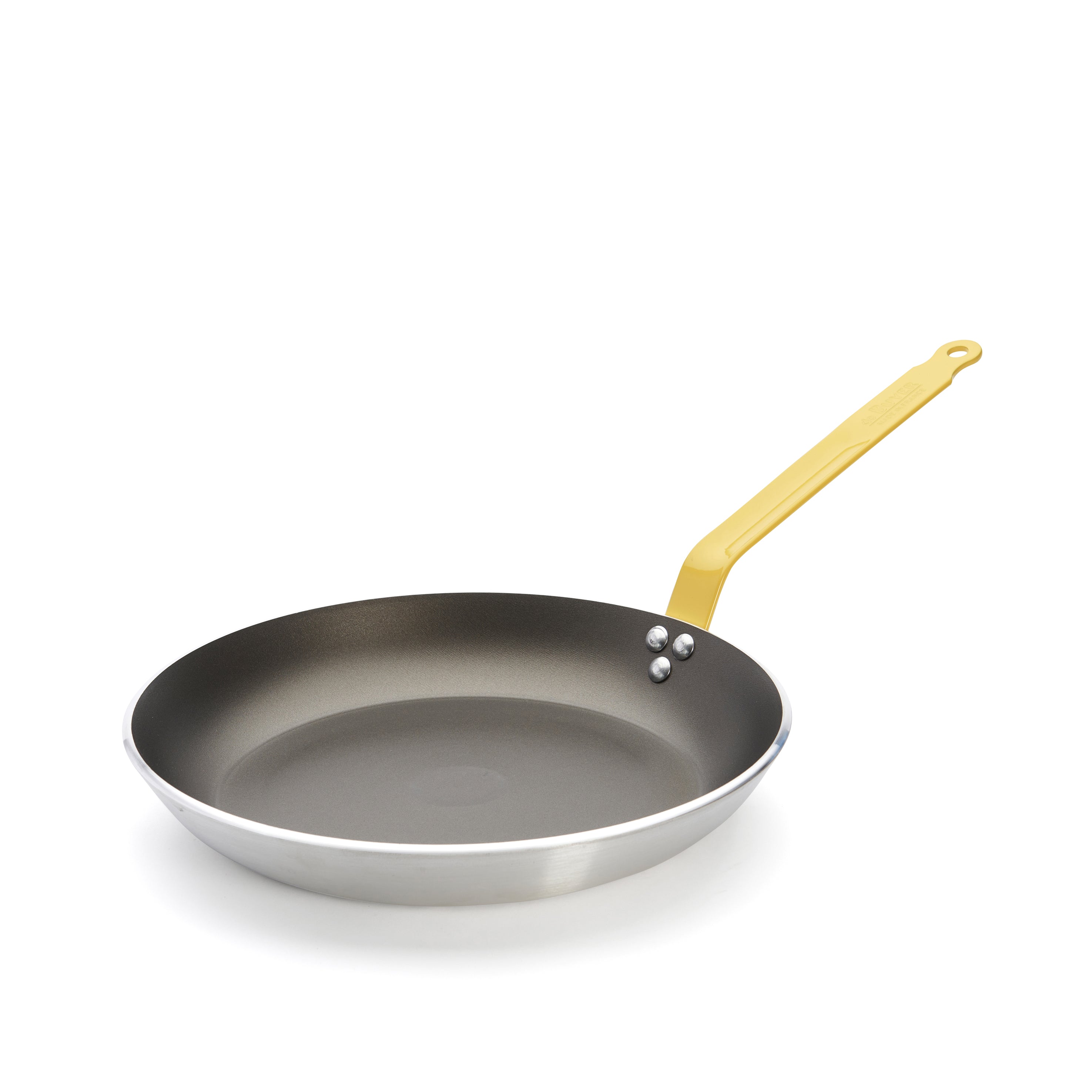 De Buyer belagd stekpanna Resto Induction, gult handtag