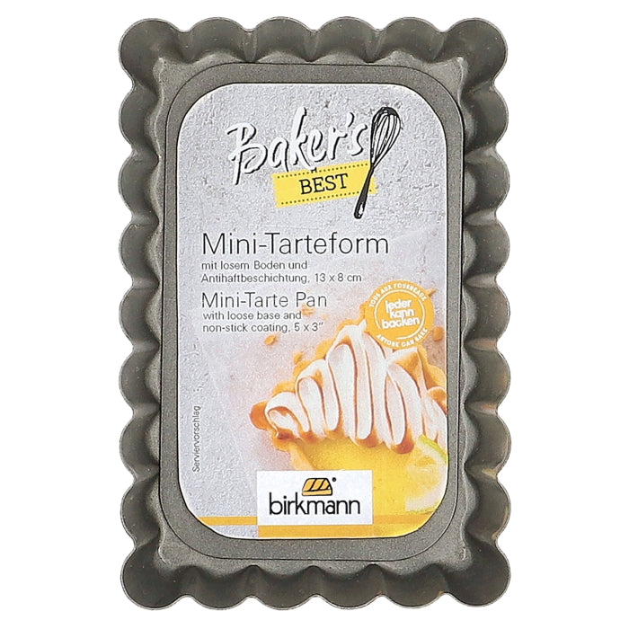 Birkmann rectangular tart mould 13 x 8 cm