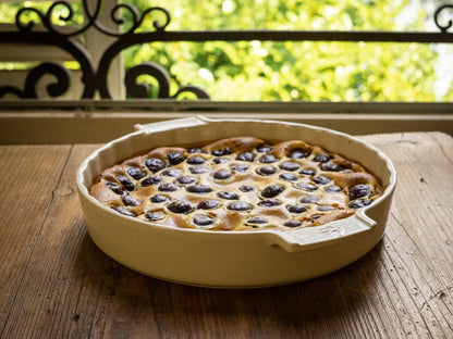 Appolia Ceramic Tart Dish Ecru 30 cm