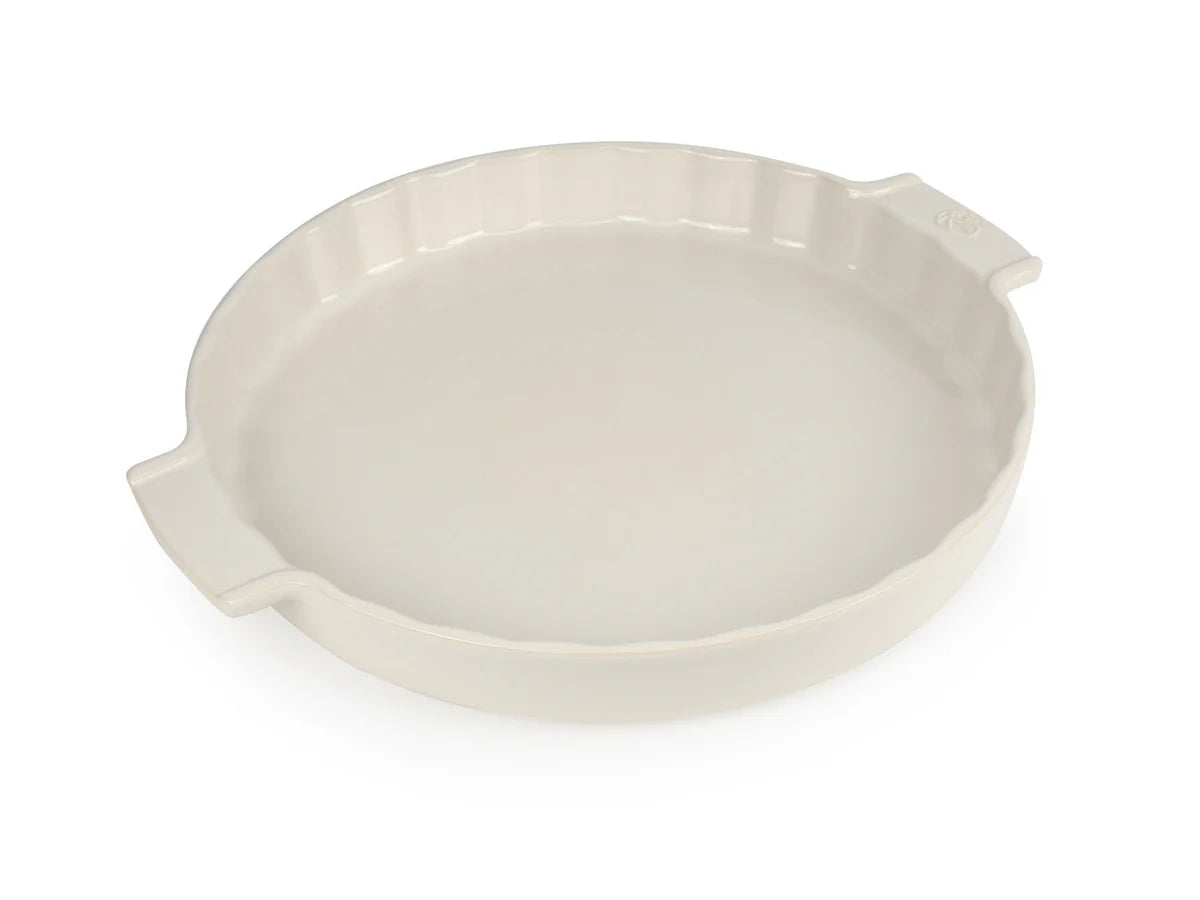 Appolia Ceramic Tart Dish Ecru 30 cm