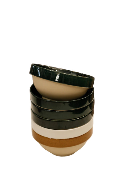 Digoin skål Paris, grön